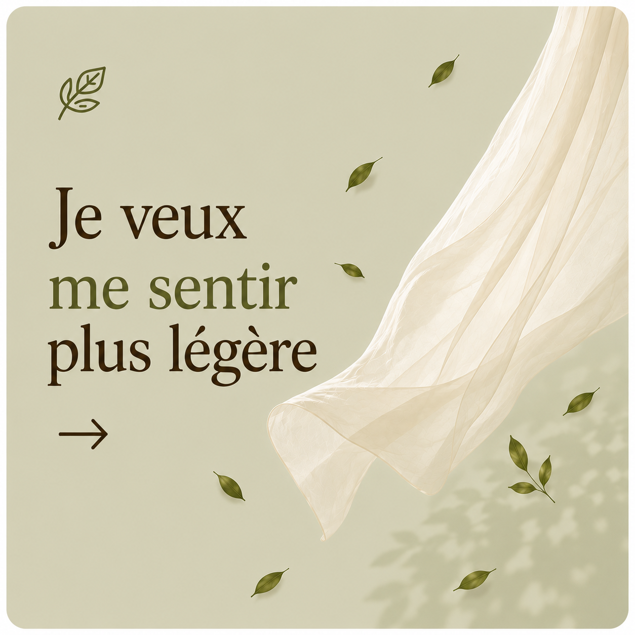 je veux me sentir plus legere Image